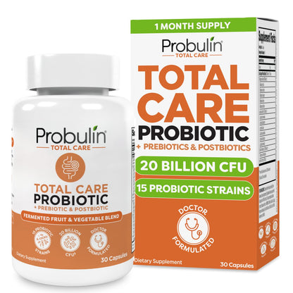 Probulin Total Care Probiotic – 20B CFU, Vegan, 30 Count