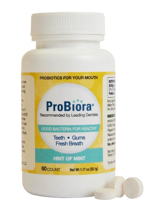 ProBiora Oral-Care Probiotic Tablets – Mint, 60 Count