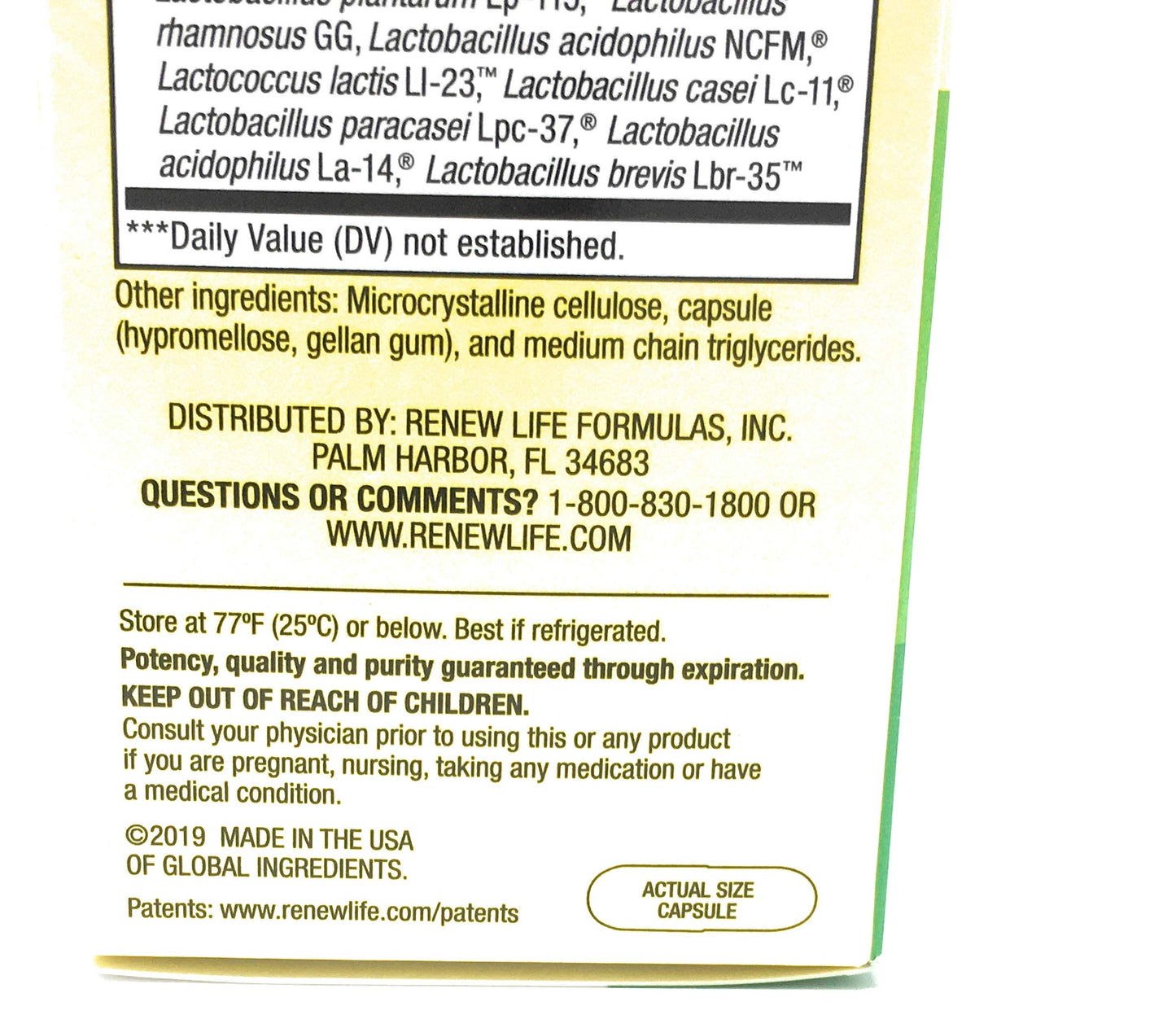 PROBIOTIC 30B UF | Renew Life Ultimate Flora 50+ Probiotic, 60 Ct