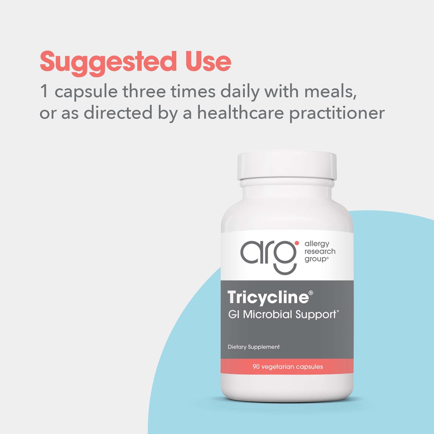 Tricycline GI Balancers – Allergy Research Group (90 Count) – Gluten Free & Vegetarian