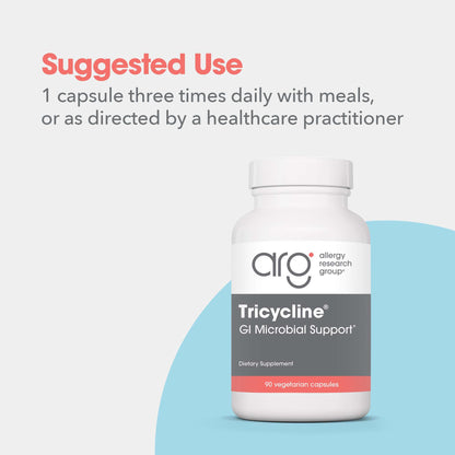 Tricycline GI Balancers – Allergy Research Group (90 Count) – Gluten Free & Vegetarian