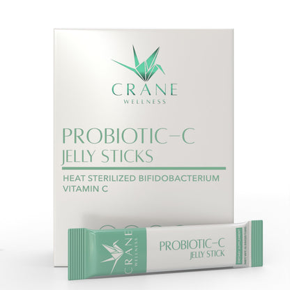 PROBIOTIC-C Jelly Sticks - Bifidobacterium & Vitamin C | Non-GMO, Gluten Free, Vegan