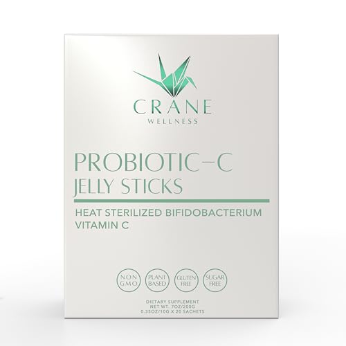 PROBIOTIC-C Jelly Sticks - Bifidobacterium & Vitamin C | Non-GMO, Gluten Free, Vegan