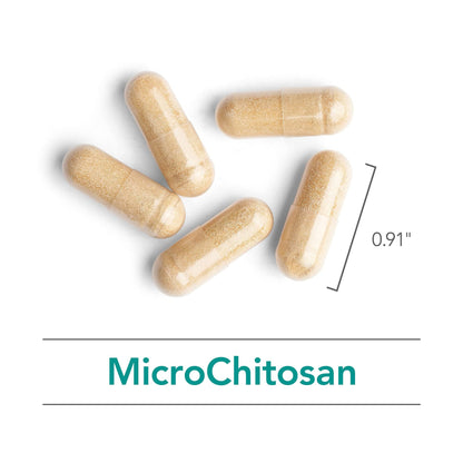 Nutricology MicroChitosan Supplement – 1800mg Chitosan Oligosaccharide, 60 Veg Pills