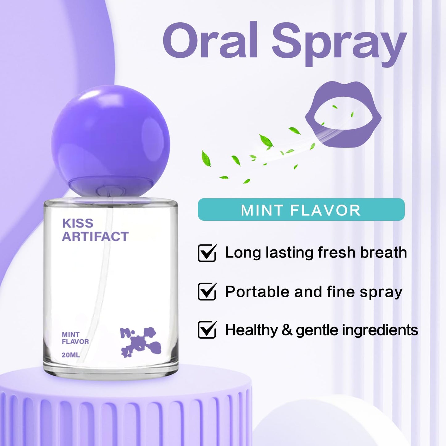 2Pcs Probiotic Oral Spray – Alcohol-Free Breath Care (20ml)