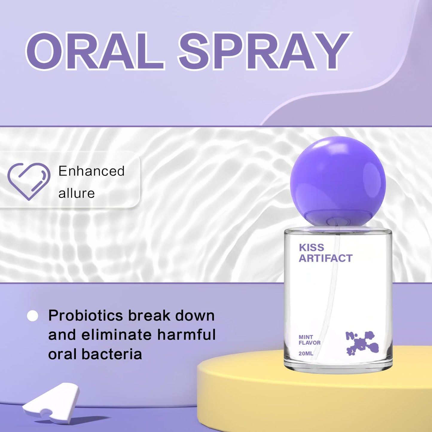 2Pcs Probiotic Oral Spray – Alcohol-Free Breath Care (20ml)