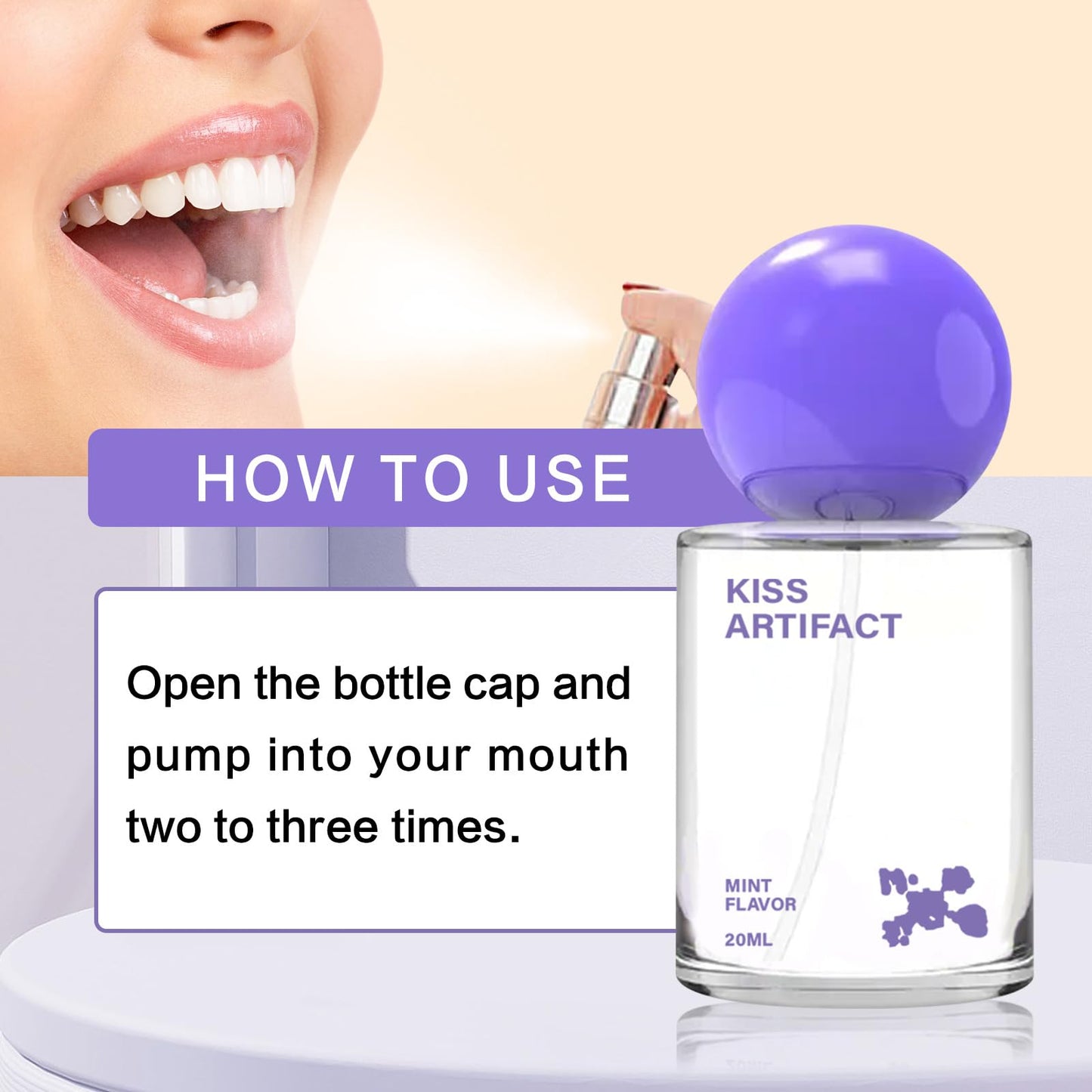 2Pcs Probiotic Oral Spray – Alcohol-Free Breath Care (20ml)
