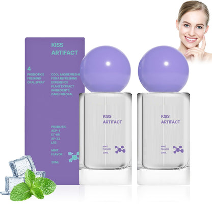 2pcs Probiotic Oral Spray - Alcohol-Free Breath Care (20ml) - Travel-Size