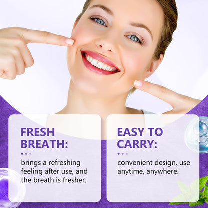 2pcs Probiotic Oral Spray - Alcohol-Free Breath Care (20ml) - Travel-Size