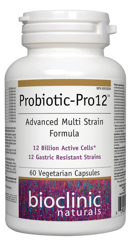 Probiotic Pro 12 60 VegiCaps – 12-Species Probiotic Supplement