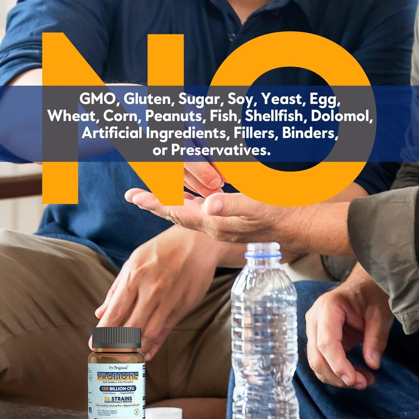 Probiotics for Women & Men - 120 Billion CFU, 36 Strains | Digestive & Gut Health | Delayed Release