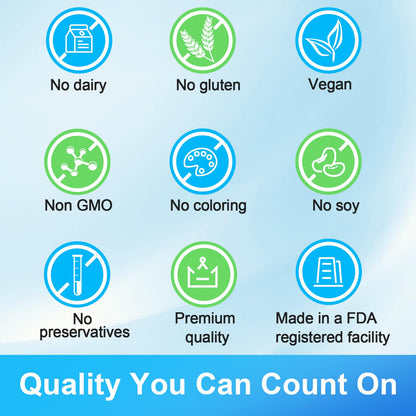 Probiotics for Women & Men | 200 Billion CFUs, 12 Strains | Daily Probiotic with 3 Prebiotics | Shelf-Stable & Vegan, 60 Caps
