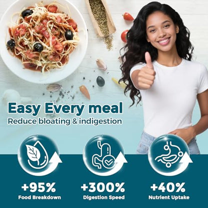 Probiotics for Women & Men Digestive Health - 120B CFUs, Prebiotics, 90 Veggie Caps (45 Days)