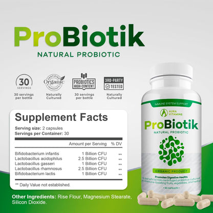 Probiotik Probiotic Digestive Support – Multi Enzyme Formula, 60ct (2)