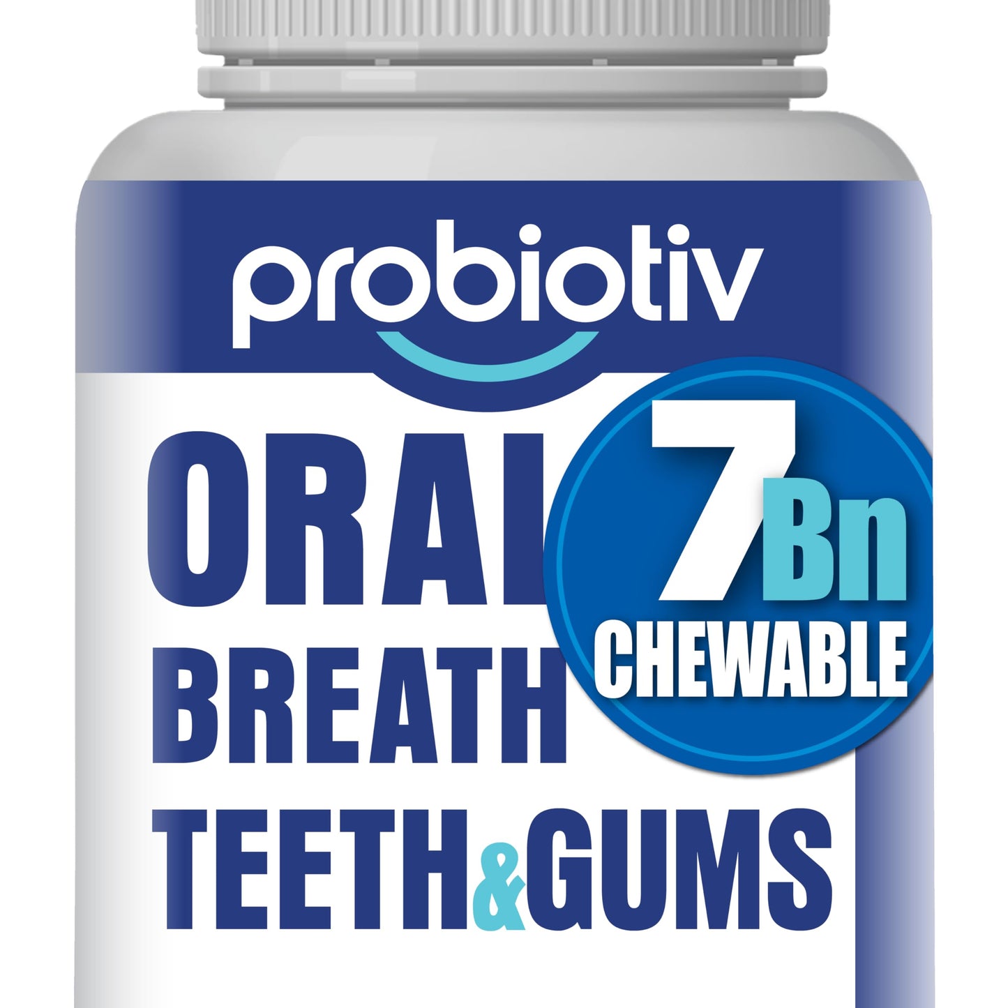 Probiotiv Oral Probiotics – 7B CFU Chewables for Fresh Breath, Teeth & Gums
