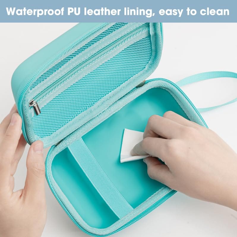 ProCase Travel Case for NeilMed Sinus Rinse Packets – Turquoise, Waterproof & Shockproof