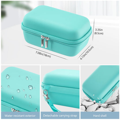 ProCase Travel Case for NeilMed Sinus Rinse Packets – Turquoise, Waterproof & Shockproof