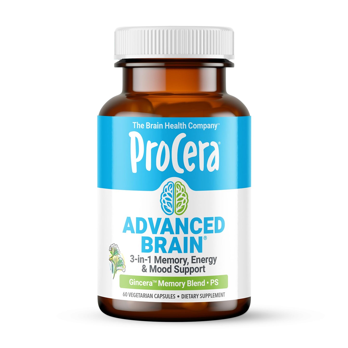 Procera Advanced Brain – Fast Acting Memory & Focus Supplement – 60 Count
