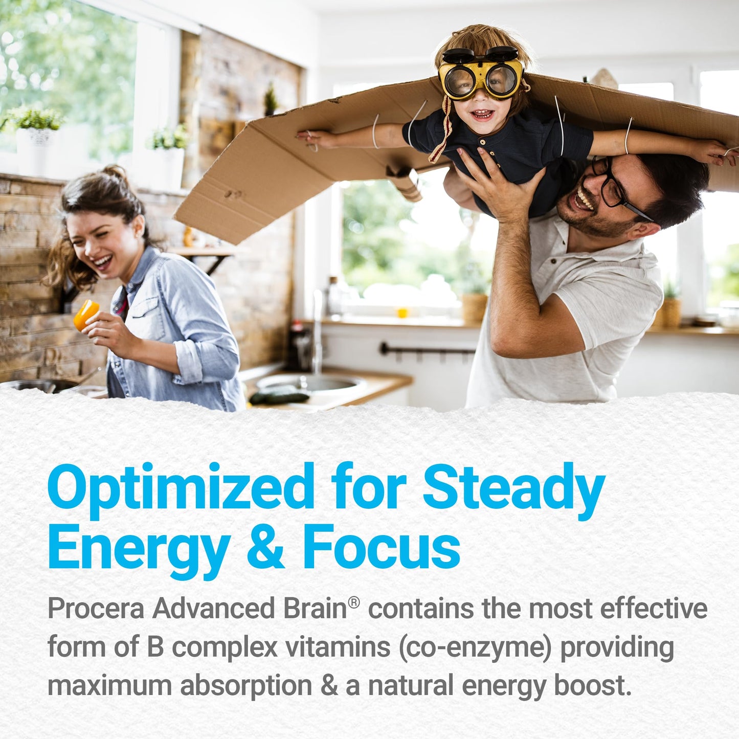 Procera Advanced Brain – Fast Acting Memory & Focus Supplement – 60 Count