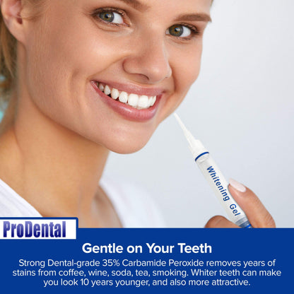 ProDental Teeth Whitening Gel Refill 8 Pack – 35% Carbamide Peroxide, 48 Treatments