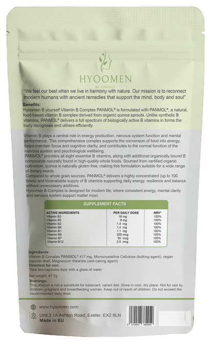 Plant-Based Vitamin B Complex PANMOL® Hyoomen
