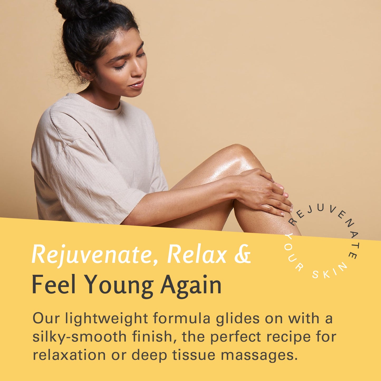 Ylang Ylang + Ginger Lymphatic Drainage Massage Oil – Collagen & Stem Cells | 8oz | M3 Naturals