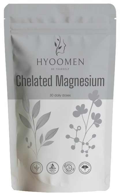 Magnesium Glycinate Capsules 225mg Hyoomen