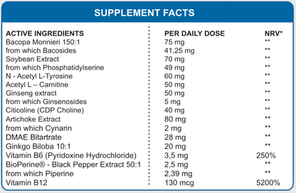 Mastermind Caffeine-Free Nootropic Supplement Hyoomen