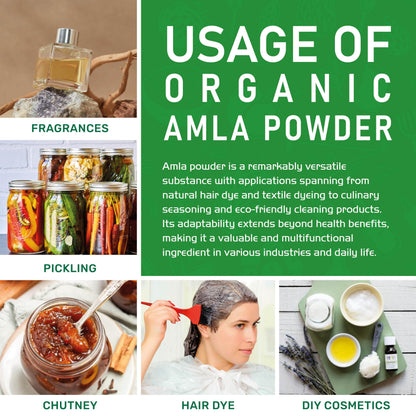 Organic Amla Powder 1.25 lb – Pure Amalaki, Lab Tested, Gluten Free | Jiva Organics