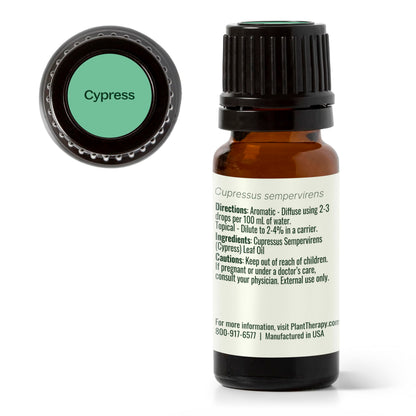 Plant Therapy Cypress Essential Oil – 100% Pure, Undiluted, 10 mL