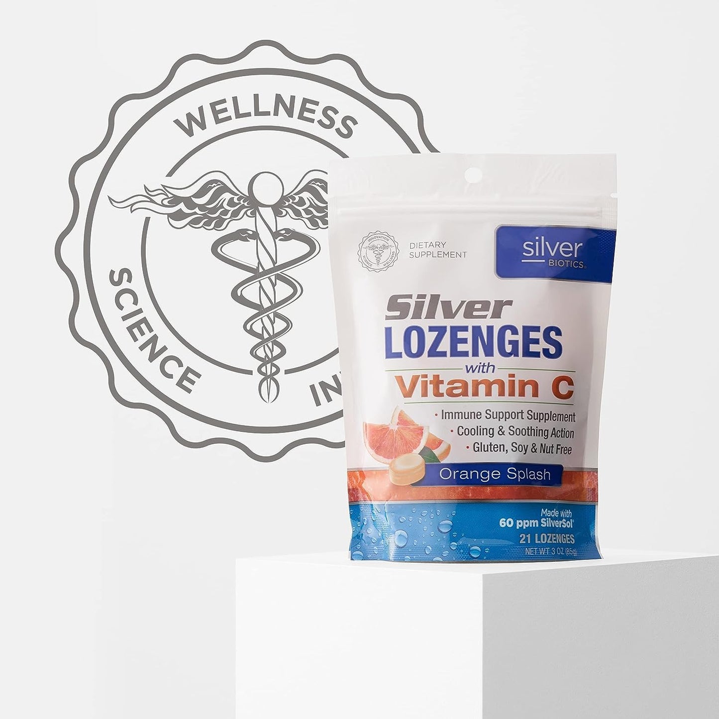 Silver Biotics Colloidal Silver Lozenges – 60 ppm SilverSol Ag₄O₄ | Immune Support