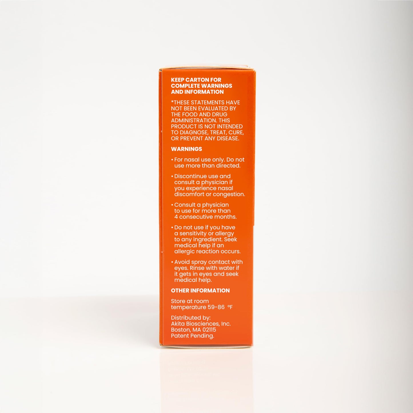 Profi™ Everyday Nasal Spray – Up to 8 Hours Defense Against Airborne Germs | 90 Sprays, 0.36 fl oz