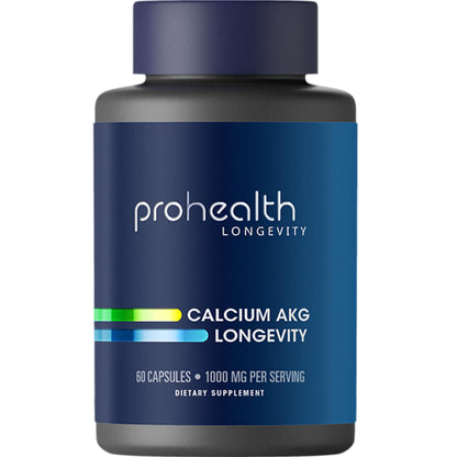ProHealth Ca AKG Supplement 1,000 mg | Alpha Ketoglutarate, 60 Capsules