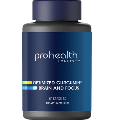 ProHealth Optimized Curcumin Brain & Focus (60 Capsules) BritishVita | Premium UK Vitamins & Wellness Supplements