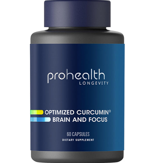 ProHealth Optimized Curcumin Brain & Focus (60 Capsules) BritishVita | Premium UK Vitamins & Wellness Supplements