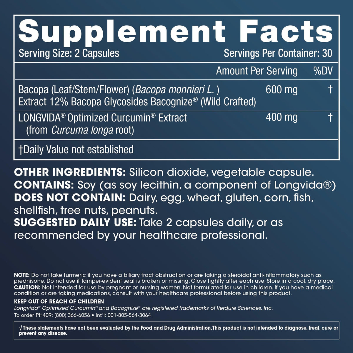ProHealth Optimized Curcumin Brain & Focus (60 Capsules) BritishVita | Premium UK Vitamins & Wellness Supplements