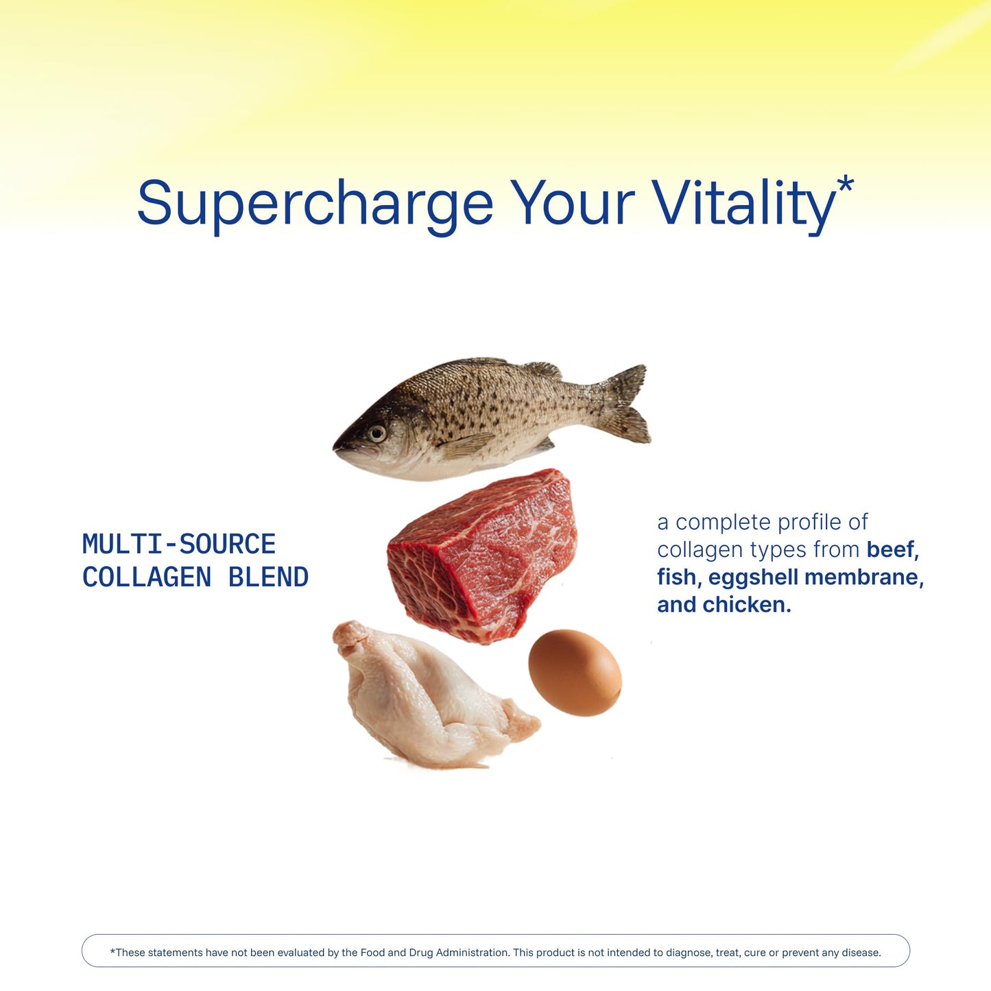 ProHealth Longevity Collagen Peptides Powder for 40+ | 20g Multi Collagen, 2g Pro-Collagen, Hyaluronic Acid | 30 Servings
