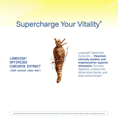 ProHealth Turmeric Curcumin – 285x More Bioavailable, 1000 mg Longvida