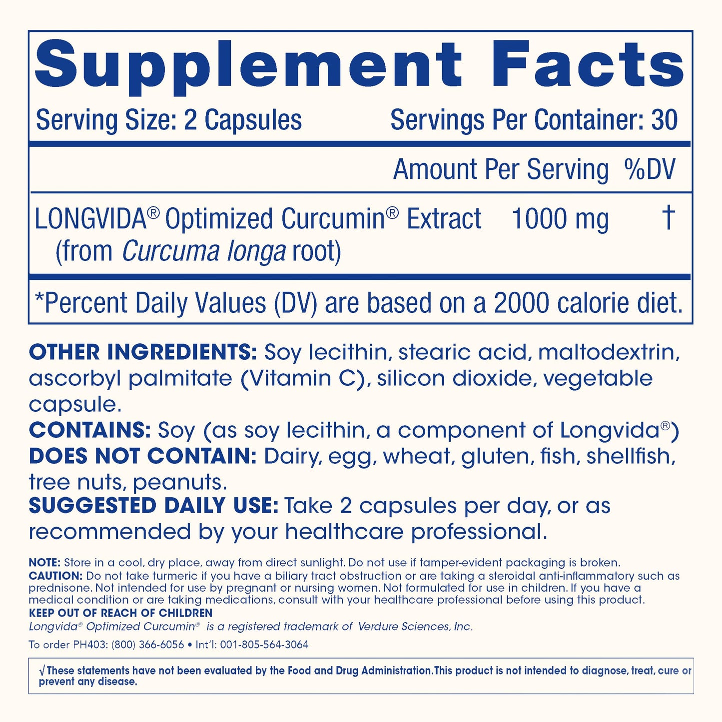 ProHealth Turmeric Curcumin – 285x More Bioavailable, 1000 mg Longvida
