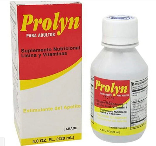 Prolyn Jarabe Supplement 120ml for Adults BritishVita | Premium UK Vitamins & Wellness Supplements
