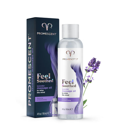 Promescent Lavender Massage Oil – 4 oz | Relaxation for Massage Therapy