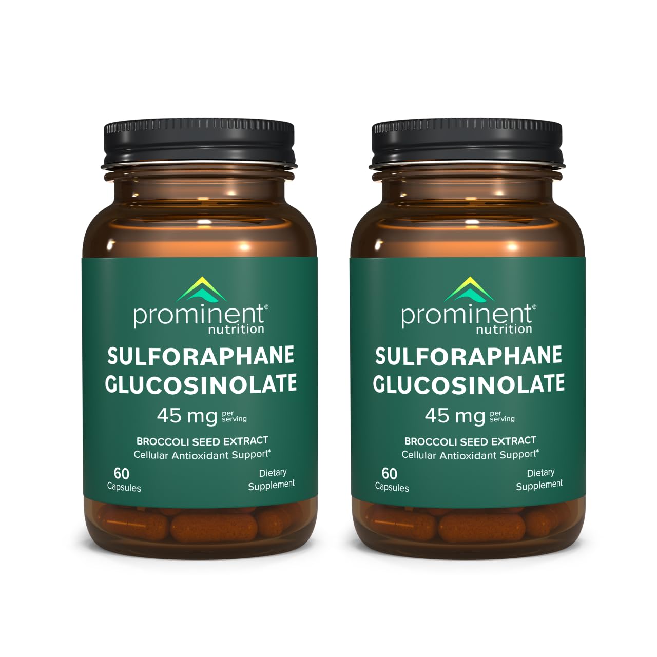 Prominent Nutrition Sulforaphane Glucosinolate Supplement — 45 mg, 2 Pack