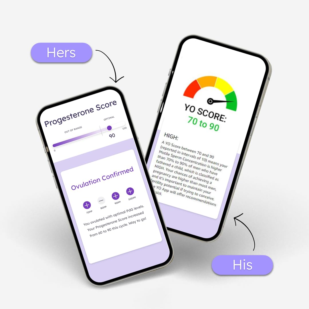 Proov Hers & His Advanced Fertility Test for Couples — At-Home Testing