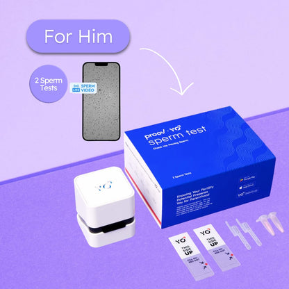 Proov Hers & His Advanced Fertility Test for Couples — At-Home Testing