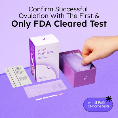 Proov Predict & Confirm Ovulation Kit — 15 LH & 5 PdG Tests