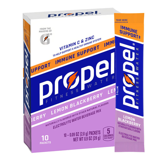 Propel Immune Support Powder Lemon Blackberry BritishVita | Premium UK Vitamins & Wellness Supplements
