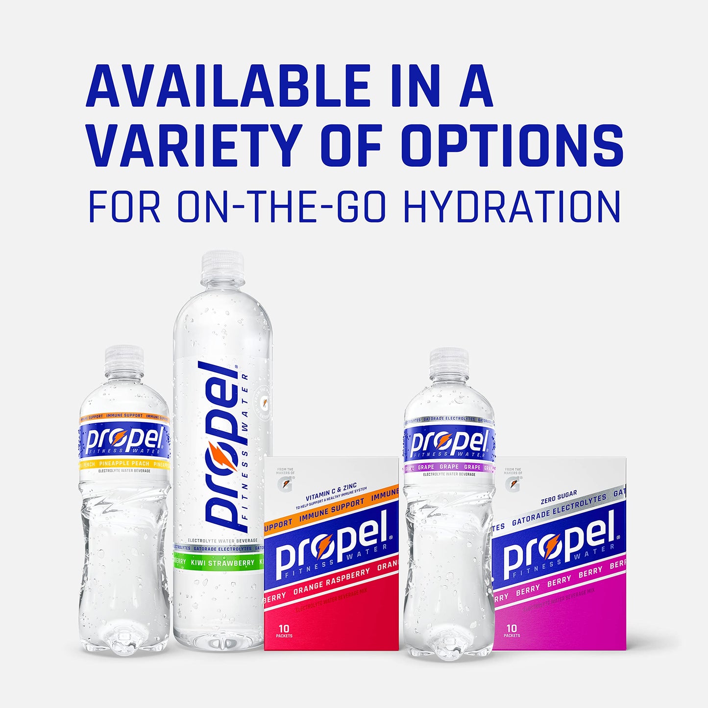 Propel Immune Support Powder Lemon Blackberry
