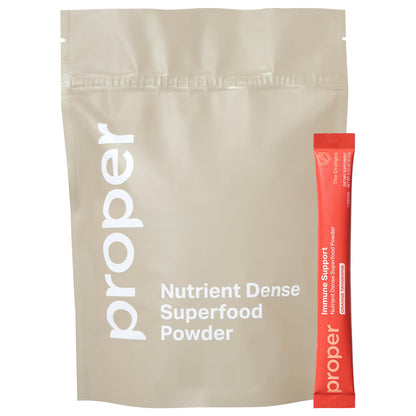 Proper Orange Immune Support – Orange Tangerine Drink Mix with Elderberry, Vitamin C, Zinc & Probiotics