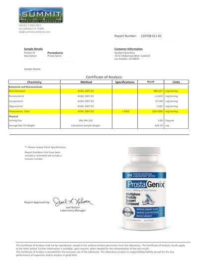 ProstaGenix Multiphase Prostate Supplement – 5 Bottles – Larry King Featured