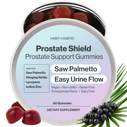 Prostate Shield Gummies - Men's Prostate Health with Saw Palmetto & Lycopene